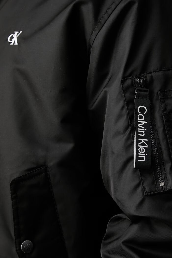 Calvin Klein Jeans яке бомбър мъжко черно LV04RG505G