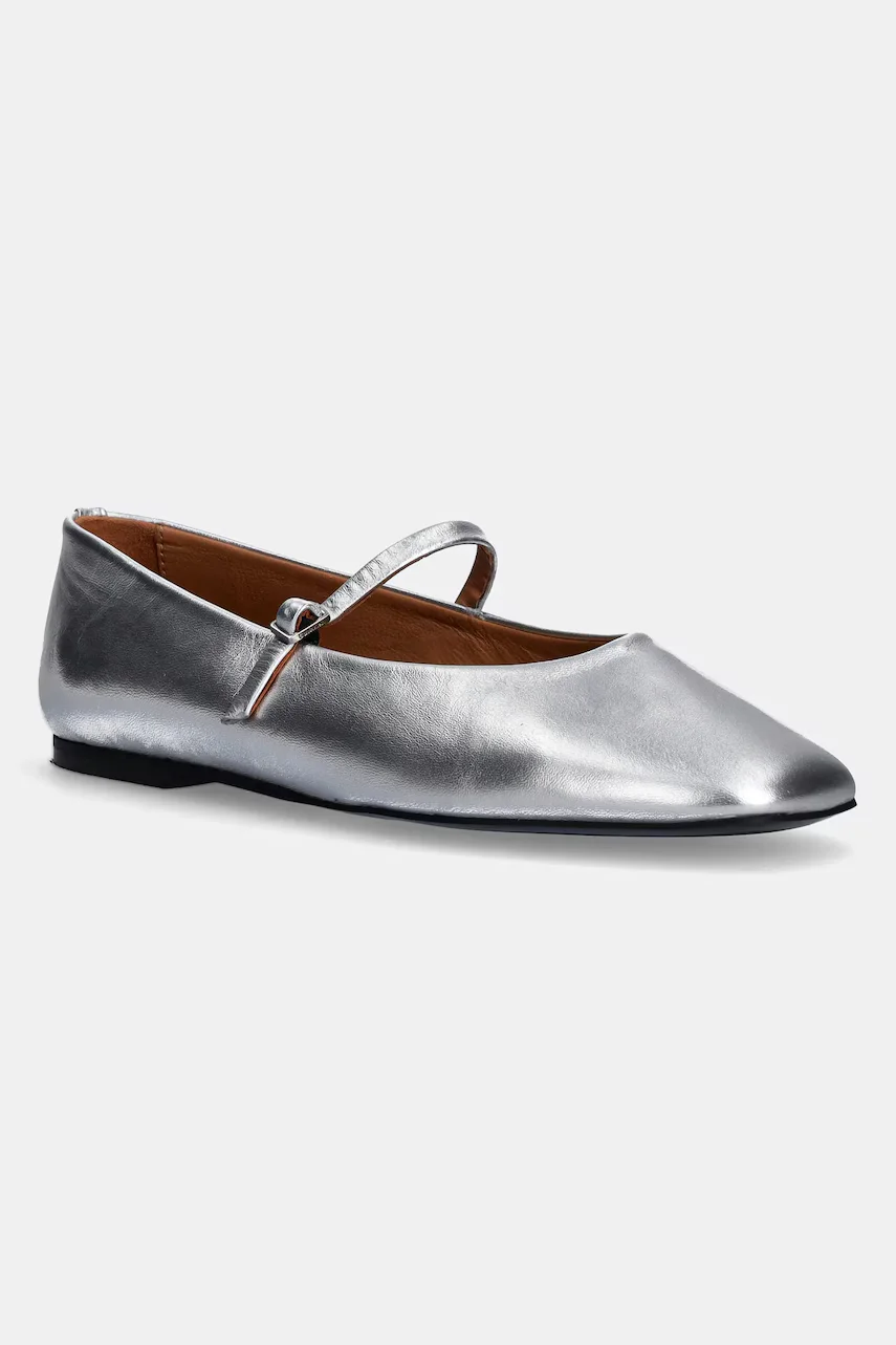 Calvin Klein Кожени балеринки MARY JANE BALLERINA - MET