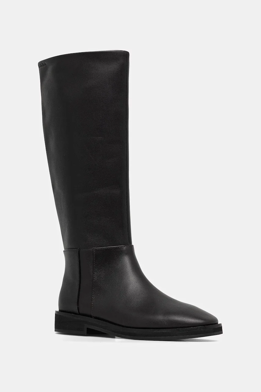 Calvin Klein Кожени ботуши FORMAL UTK BOOT LTH