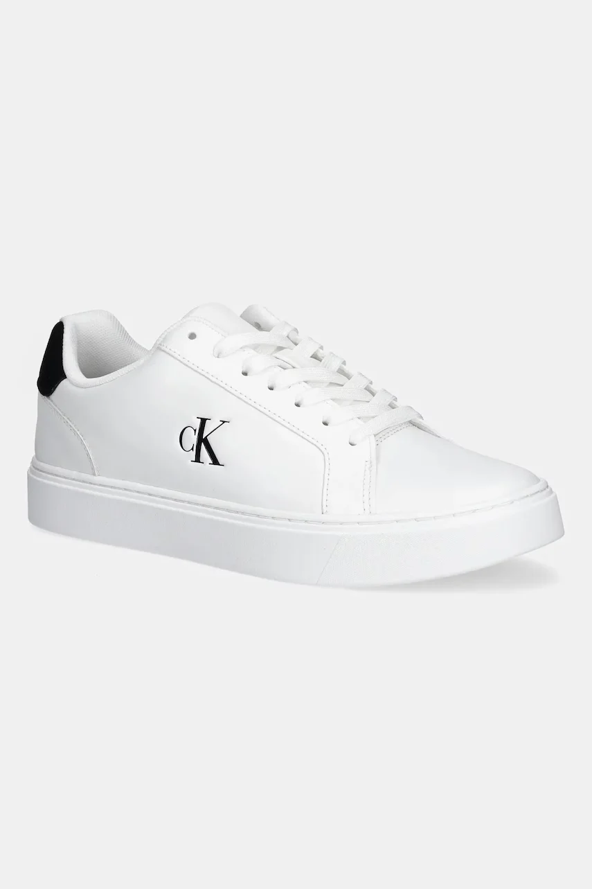Calvin Klein Кожени маратонки CLASSIC CUPSOLE LACEUP LTH