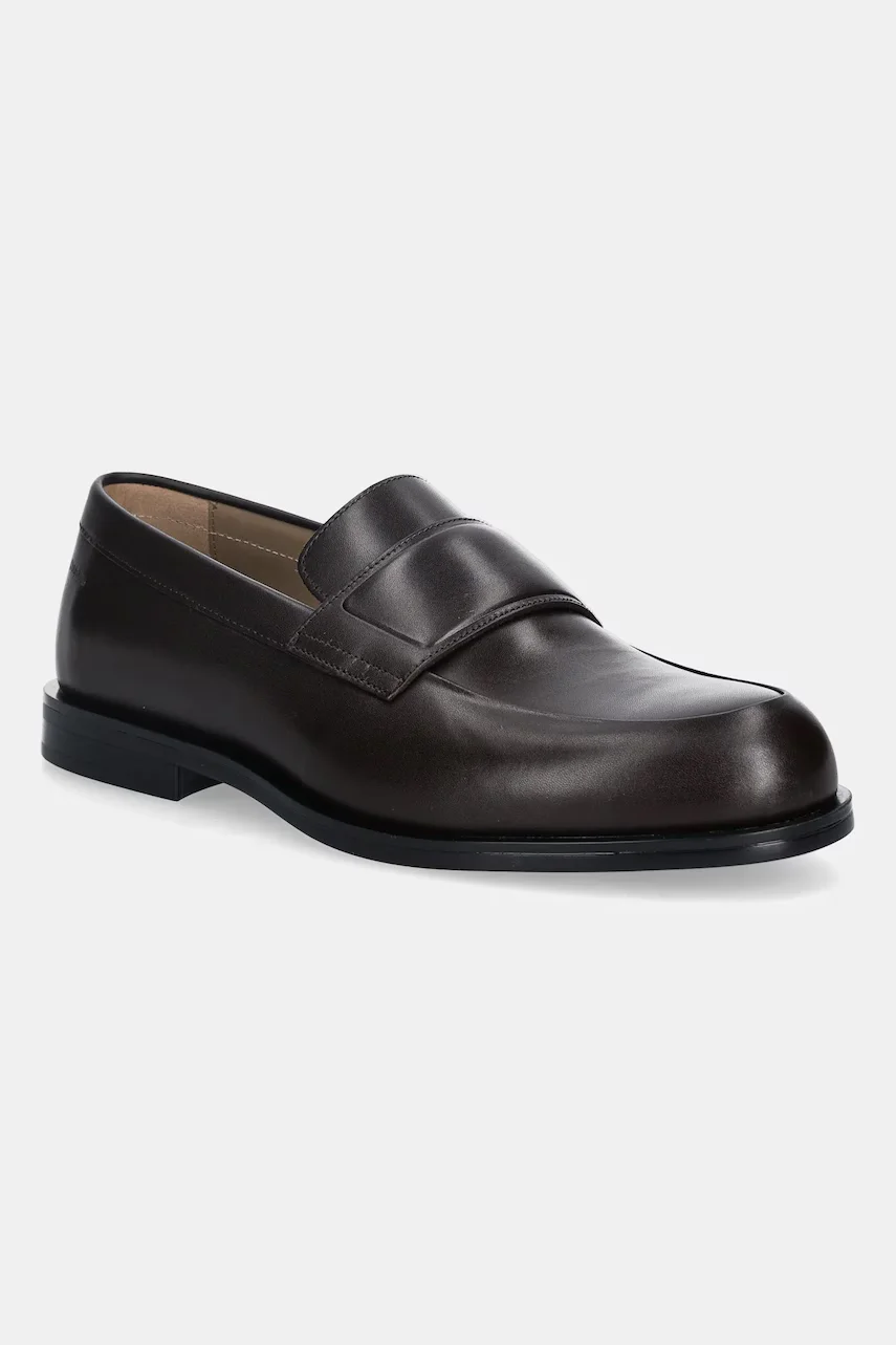 Calvin Klein Кожени мокасини ESS RUBBER BAND LOAFER LTH