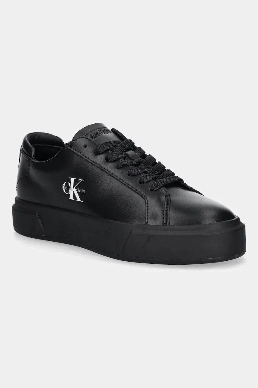 Calvin Klein Маратонки BASKET LACE UP LTH ML