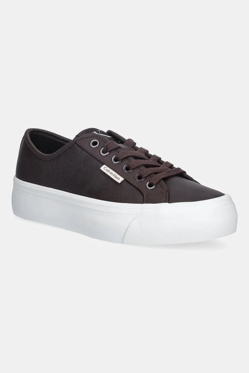 Calvin Klein Маратонки VULC FLATF LACE UP LTH CK