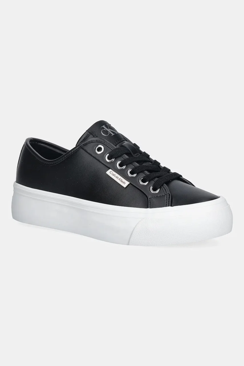 Calvin Klein Маратонки VULC FLATF LACE UP LTH CK