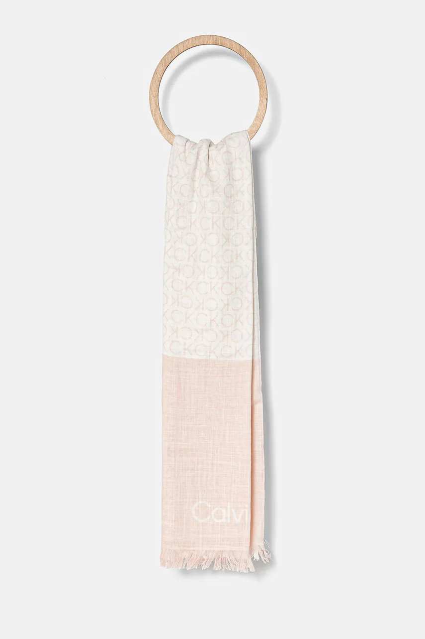 Calvin Klein Памучен шал