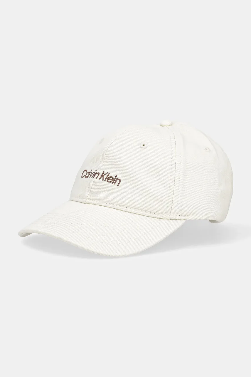 Calvin Klein Памучна шапка с козирка