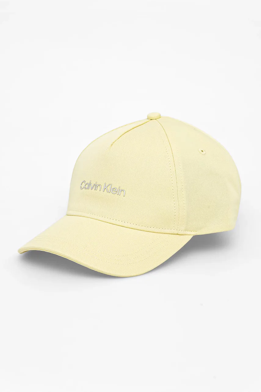 Calvin Klein Памучна шапка с козирка