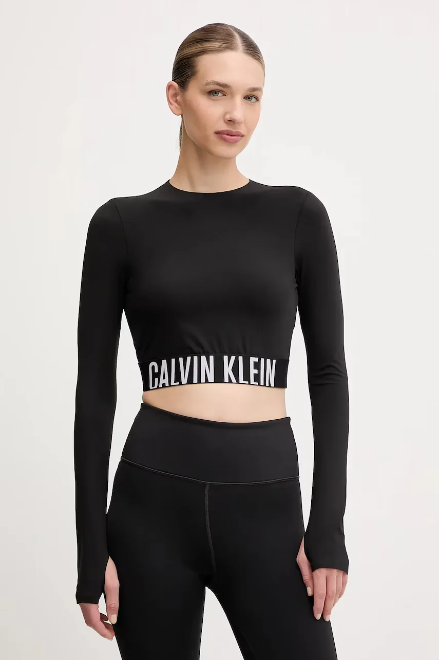 Calvin Klein Performance Блуза с дълги ръкави за трениране