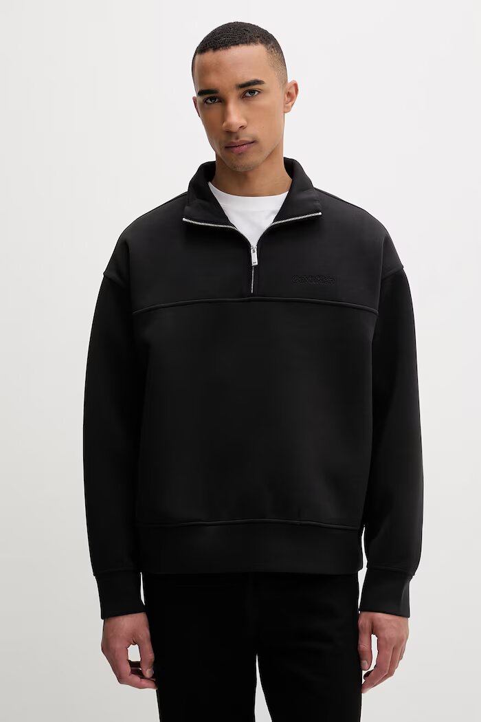 Calvin Klein суичър мъжки черен LV04RF239G