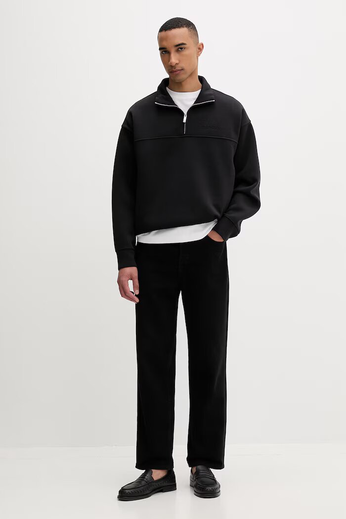 Calvin Klein суичър мъжки черен LV04RF239G