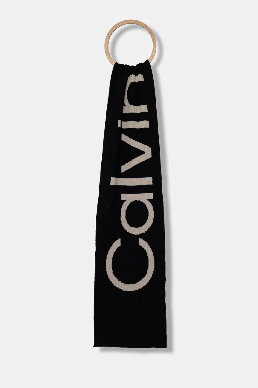 Calvin Klein Вълнен шал