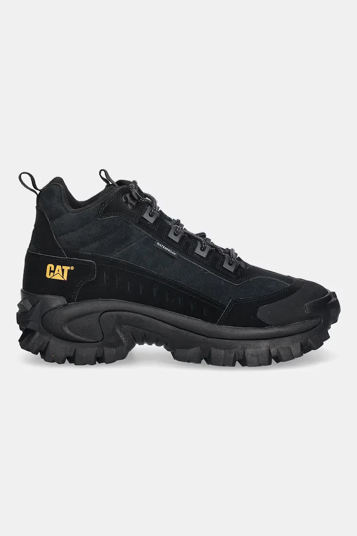 CAT Footwear Кожени маратонки INTRUDER MID WP мъжки в черно P726385