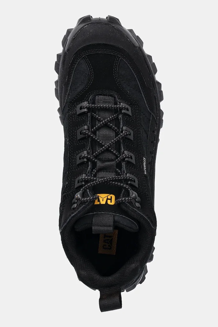 CAT Footwear Кожени маратонки INTRUDER MID WP мъжки в черно P726385