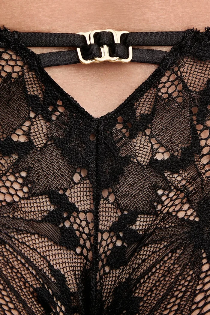 Chantelle Бикини MUSE в черно от полупрозрачна материя C19YB0