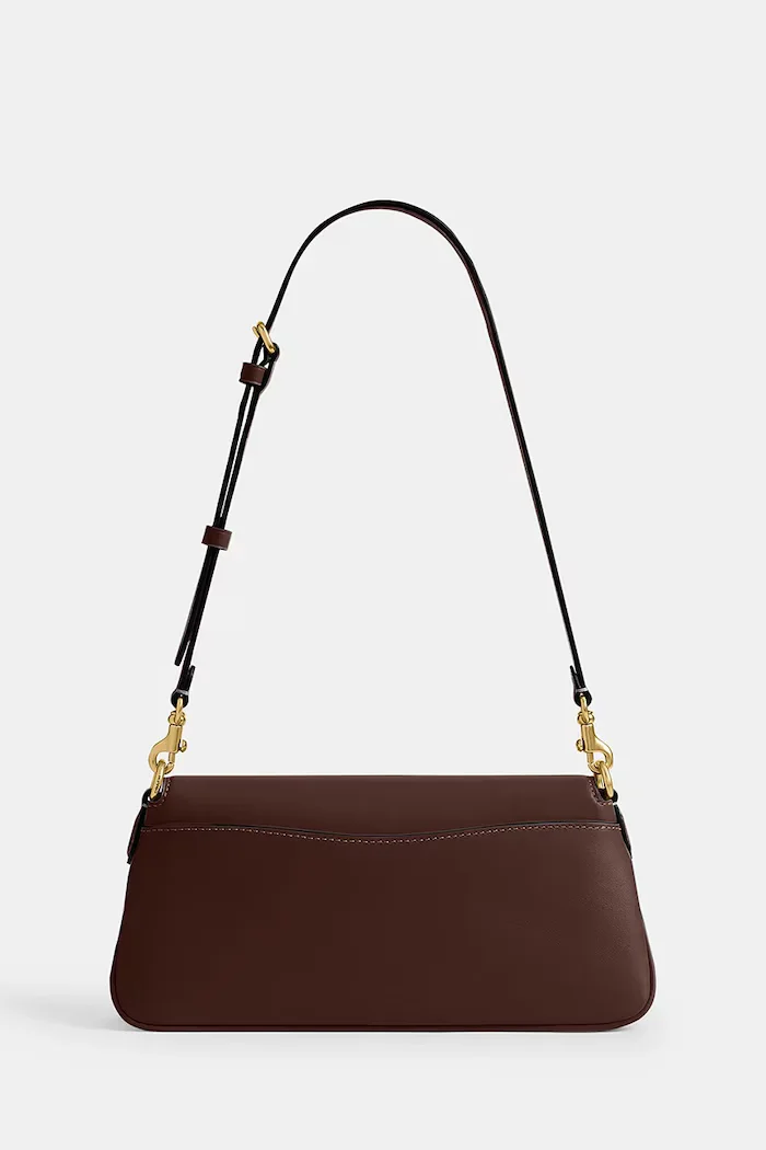 Coach чанта crossbody дамска от кожа Jet кафява CAM16