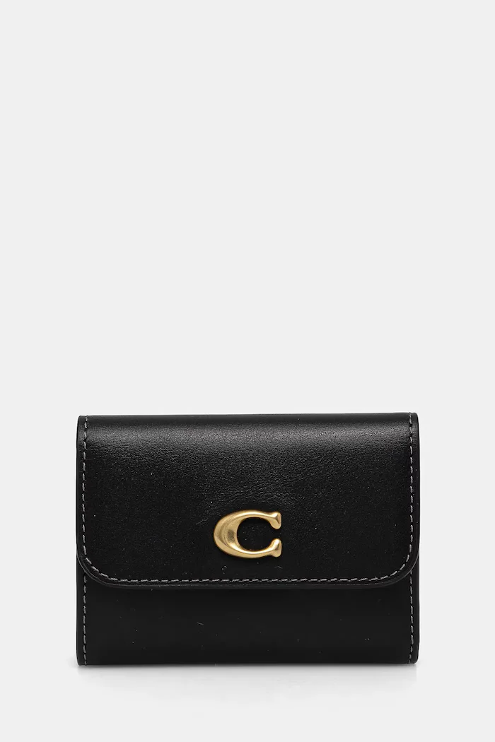 Coach Кожен портфейл дамски в черно CZ111