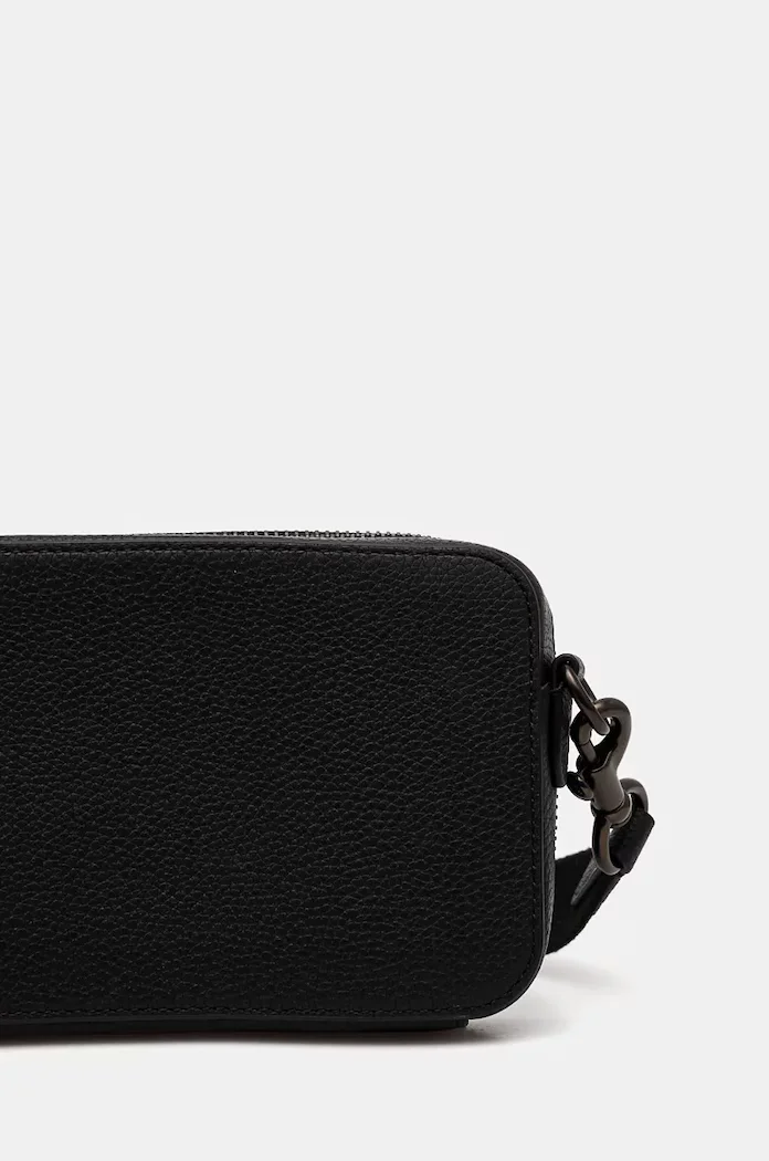 Coach Кожена чанта през рамо Charter Slim Crossbody в черно