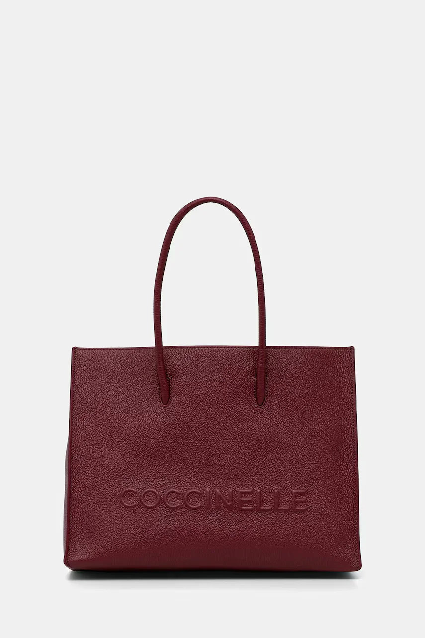 Coccinelle Кожена чанта MYRTHA MAXI LOG