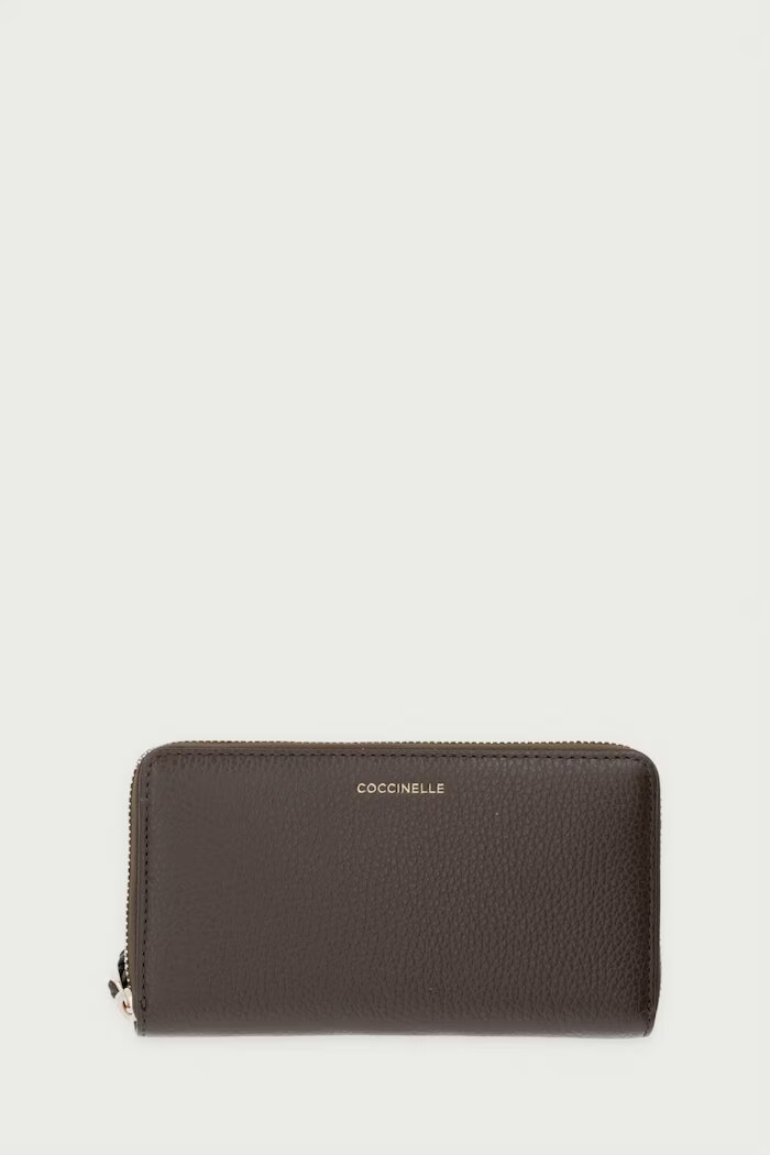 Coccinelle портфейл дамски от кожа зелен E2 VKP 11 32 01