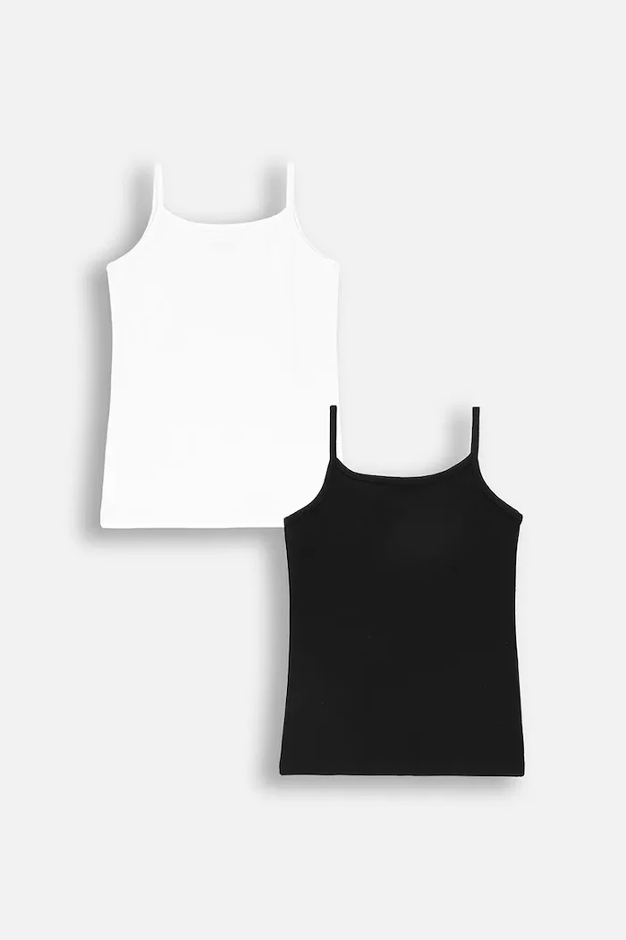 Coccodrillo Детски топ (2 броя) в бяло BASIC UNDERWEAR