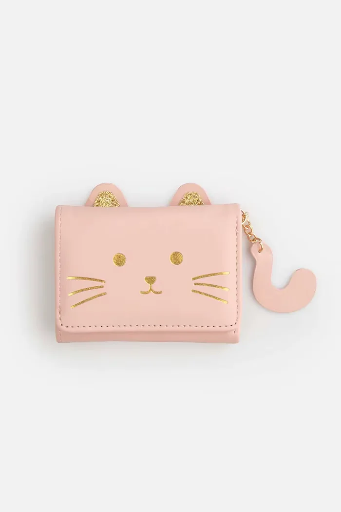 Coccodrillo портфейл за деца от имитация на кожа розов ACCESSORIES