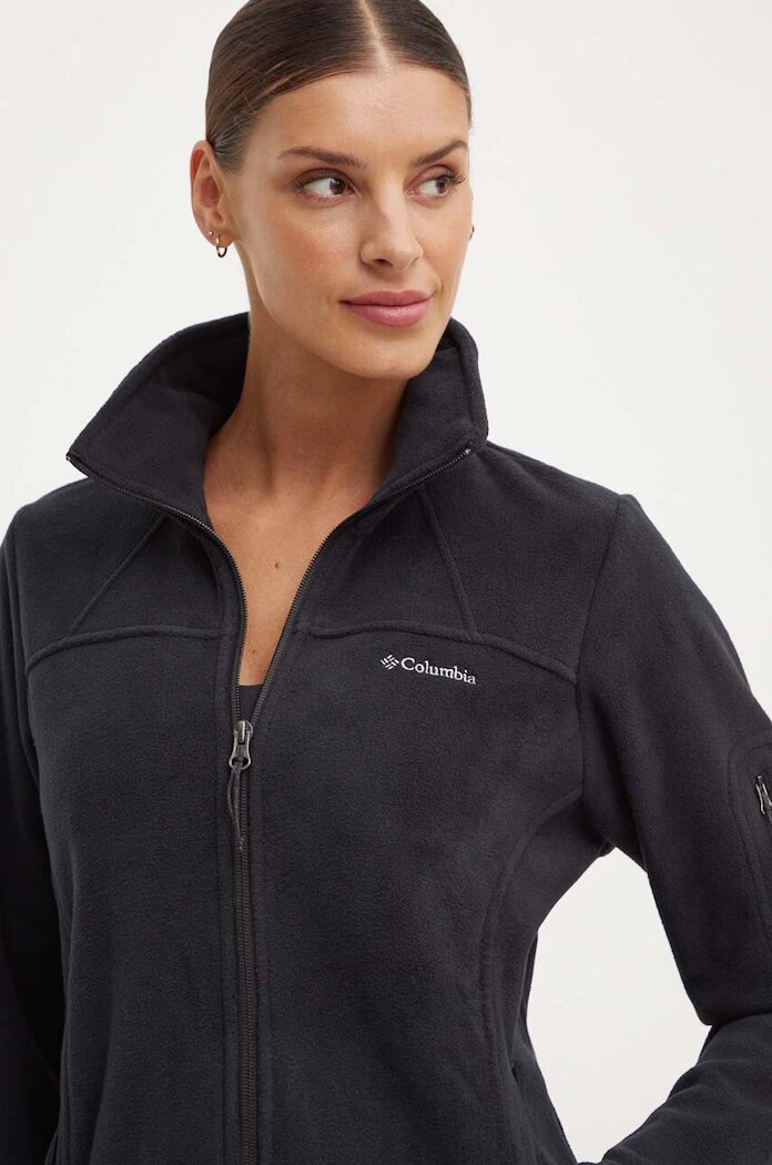 Columbia Спортен суичър Fast Trek Ii в черно с изчистен дизайн 1465351