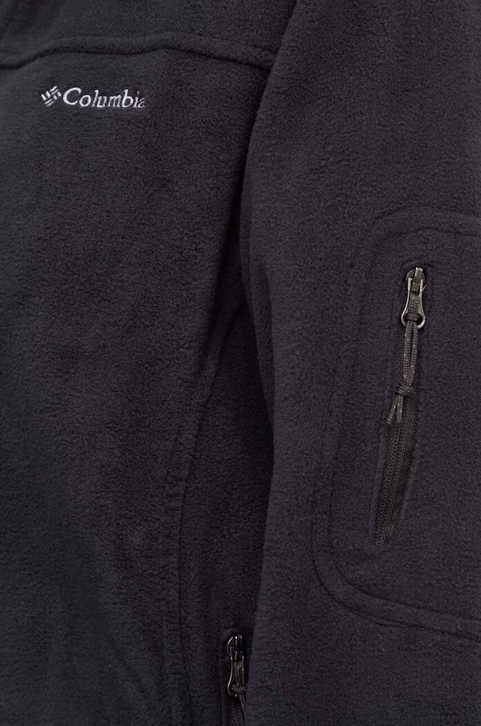 Columbia Спортен суичър Fast Trek Ii в черно с изчистен дизайн 1465351