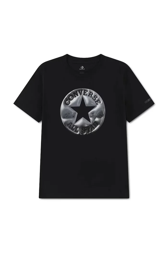 Converse тениска за деца с памук черна 9CJ827