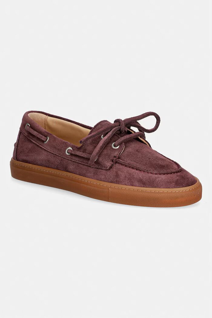 Copenhagen мокасини дамски от велур Suede off виолетови CPH160