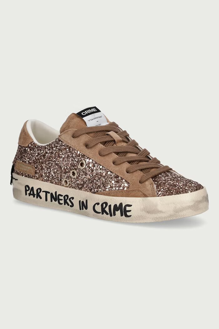 Crime London DISTRESSED маратонки дамски кафяви с платформа 23002AA9