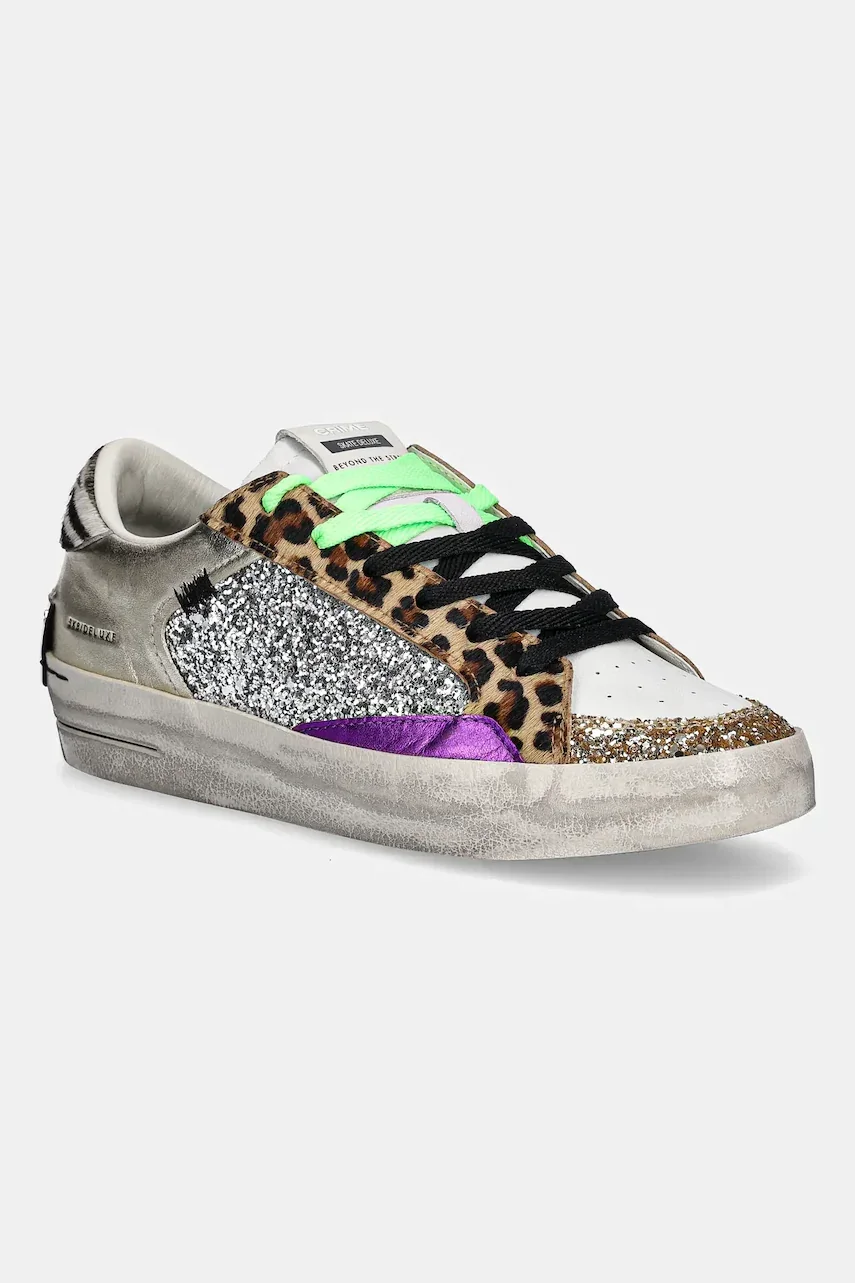 Crime London Кожени маратонки SK8 DELUXE