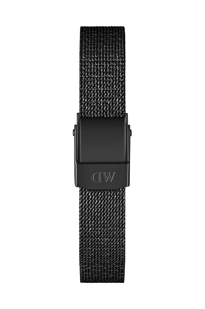 Daniel Wellington Каишка за часовник Quadro Petite Pressed Ashfield Black