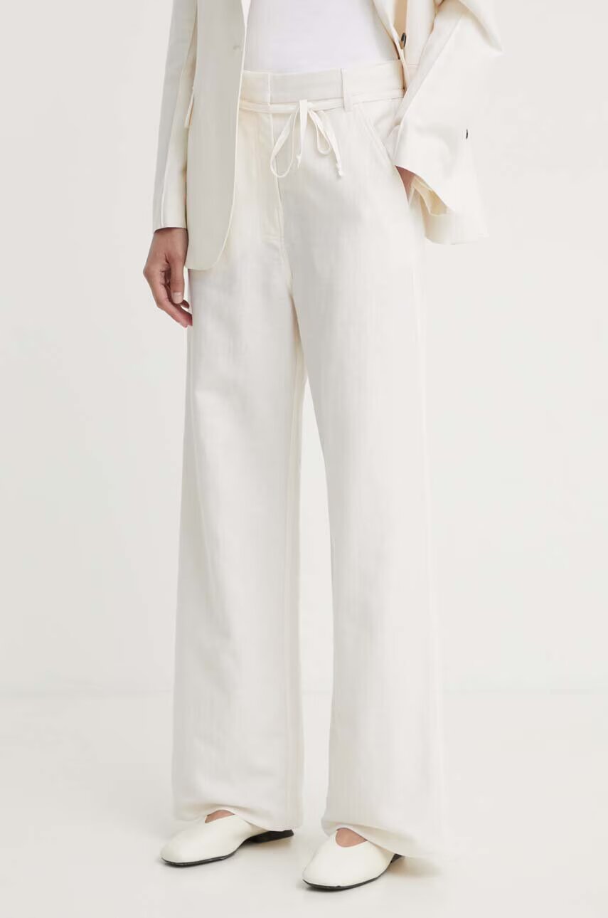 Day Birger et Mikkelsen Панталон с лен Terri - Solid Linen