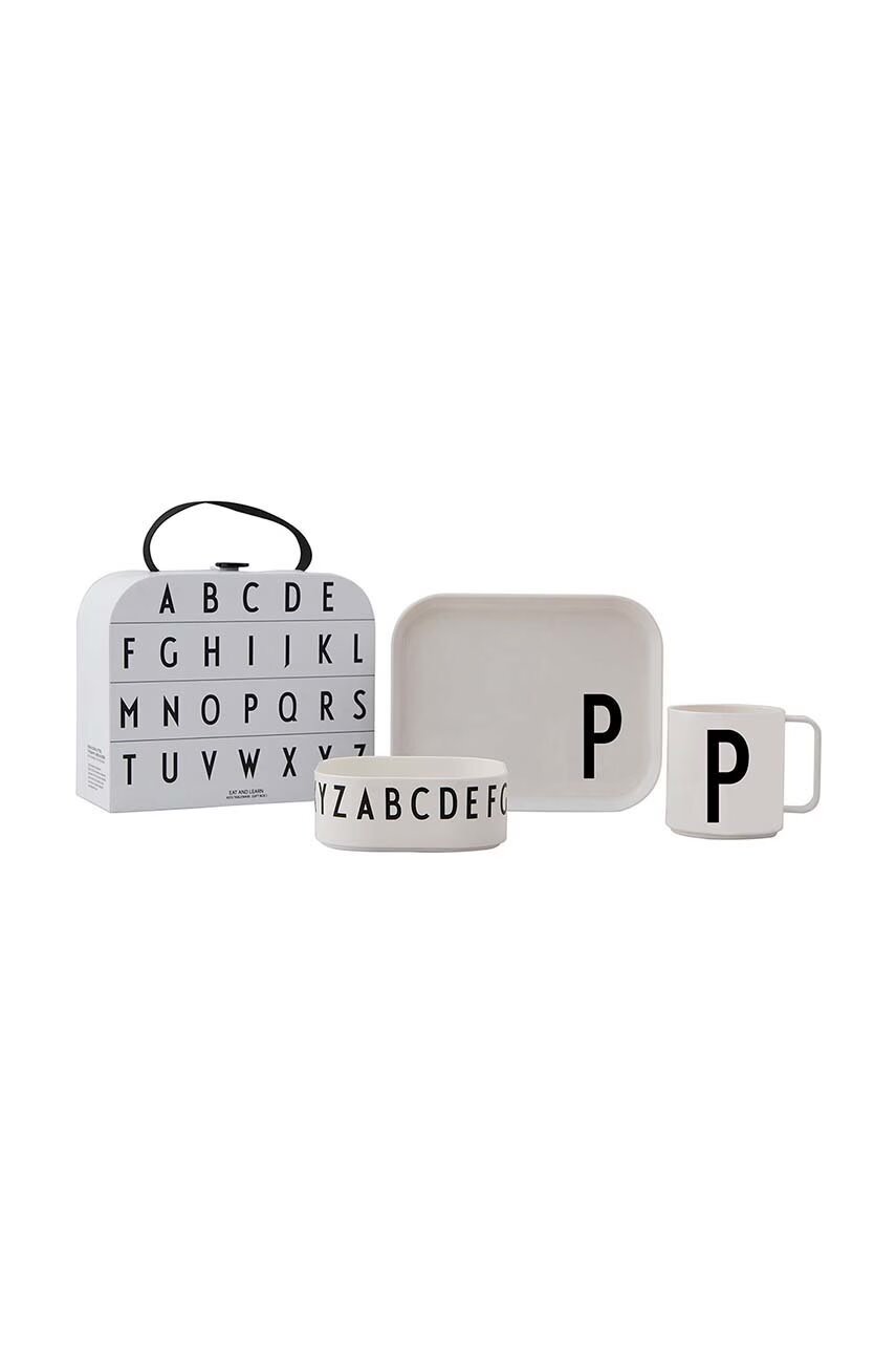 Design Letters Детски комплект за закуска Classics in a suitcase P (4 броя)