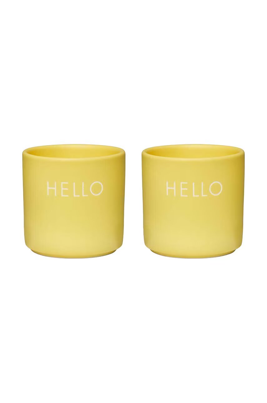 Design Letters Комплект поставки за яйца Yello Hello (2 броя)