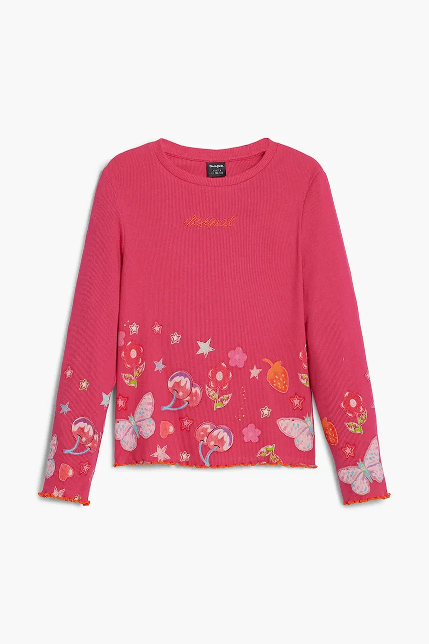 Desigual Детска блуза с дълги ръкави