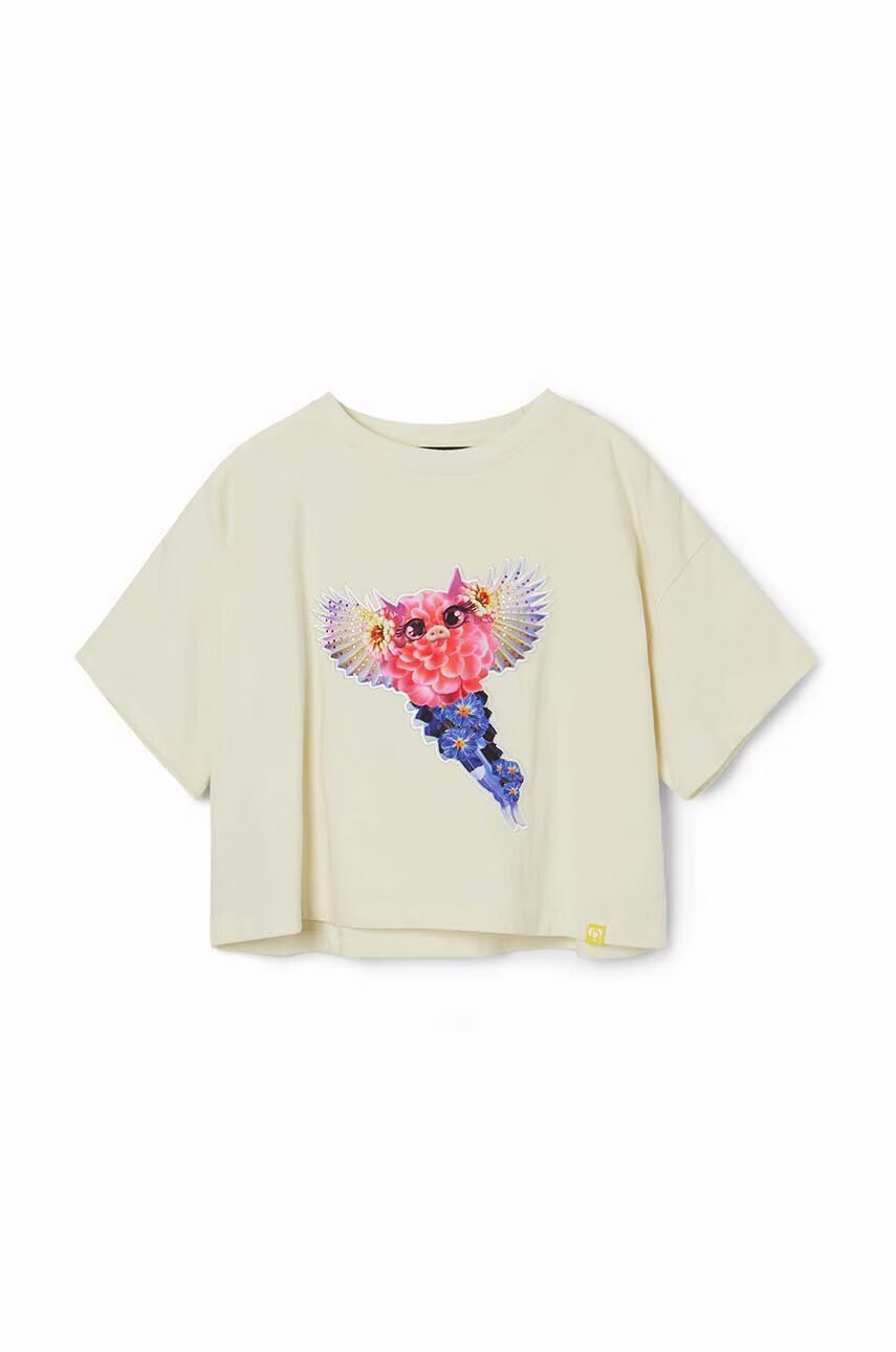 Desigual Детска памучна тениска
