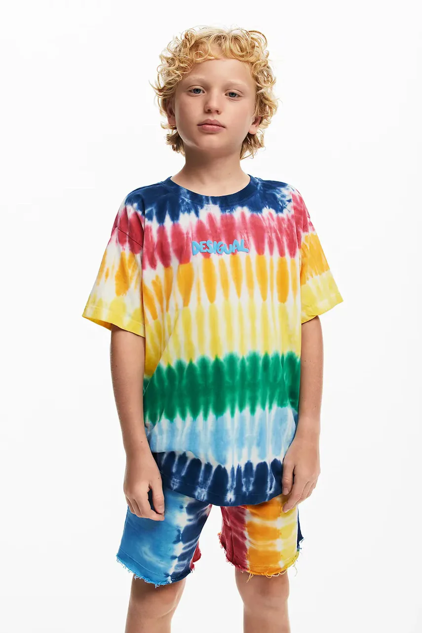 Desigual Детска памучна тениска