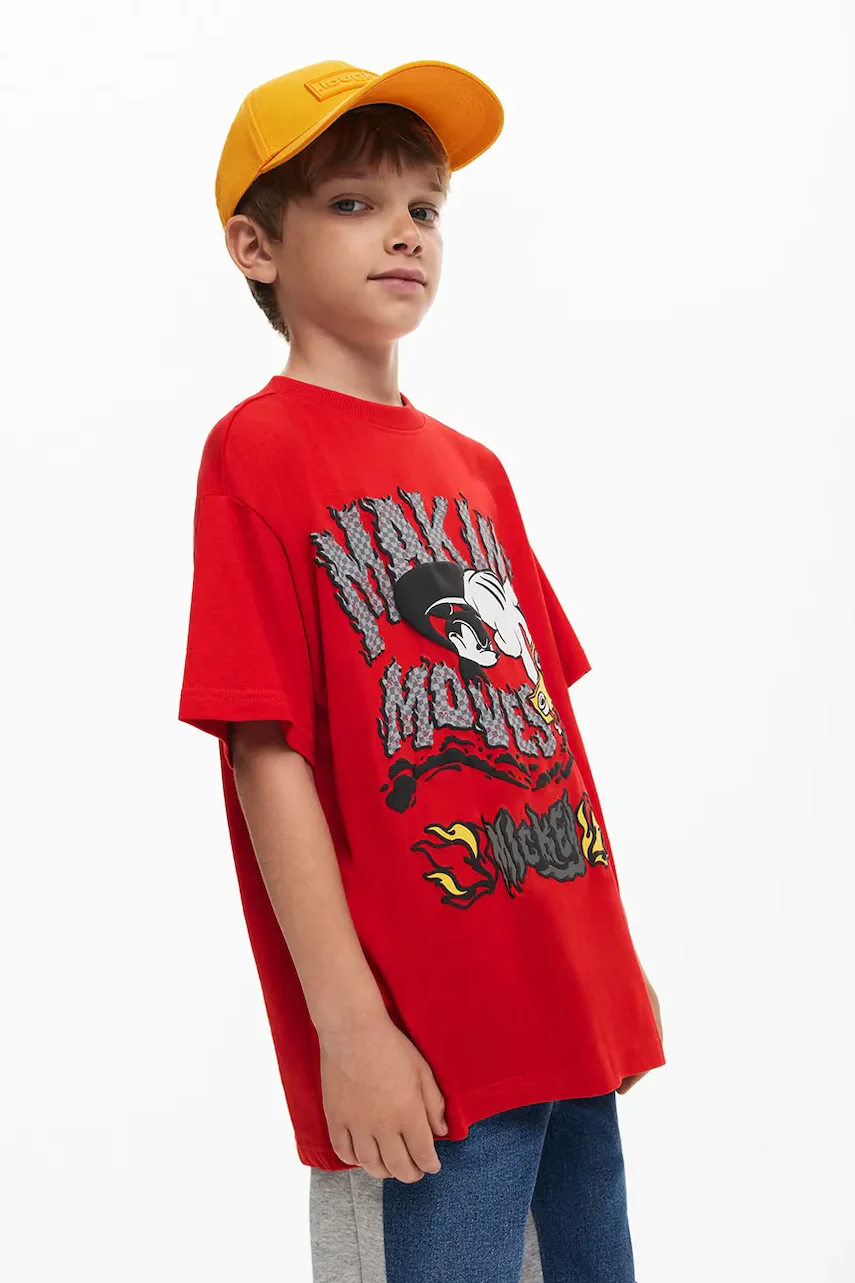 Desigual Детска памучна тениска x Disney