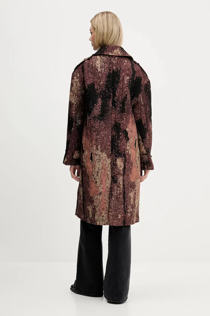 Desigual Палто BRUSHED LAC в кафяво 25WWEW05