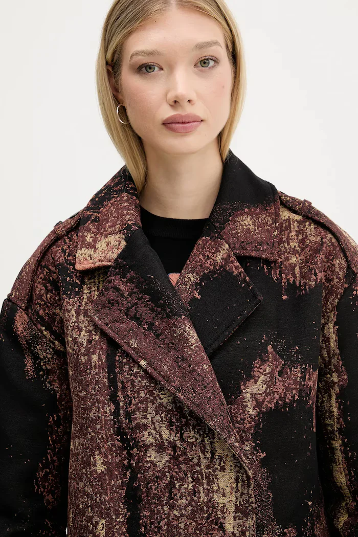 Desigual Палто BRUSHED LAC в кафяво 25WWEW05