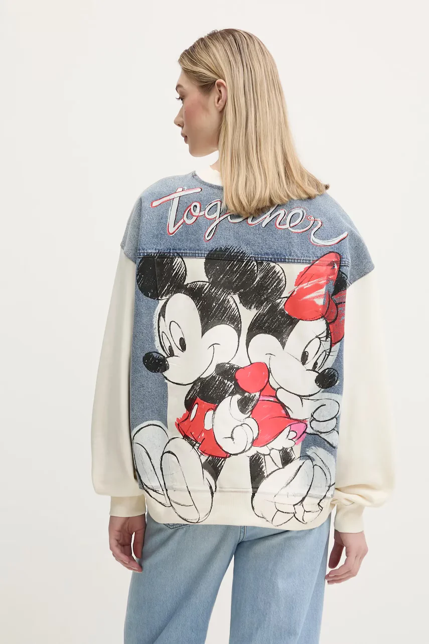 Desigual Памучен суичър MICKEY MOUSE