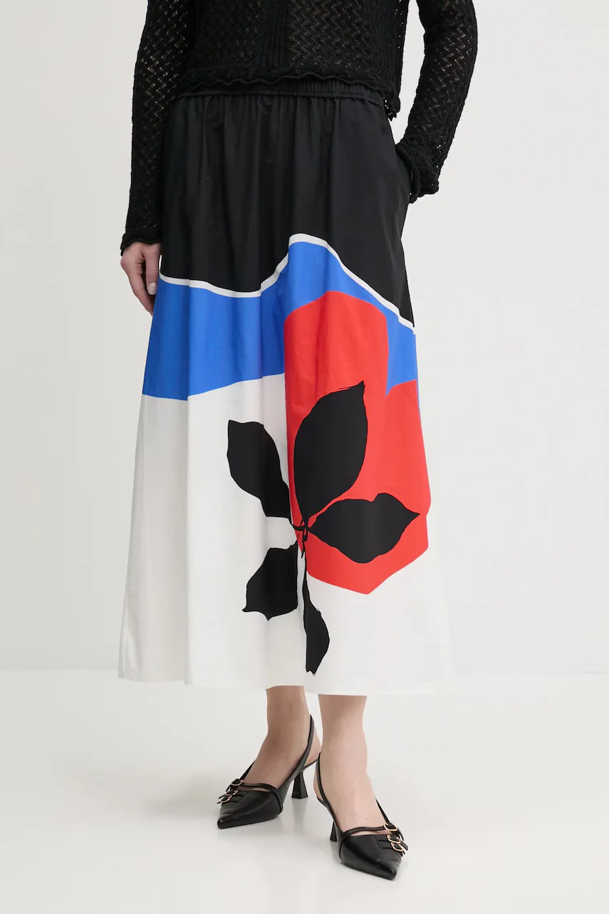 Desigual Памучна пола FLOR ONDAS_LACROIX