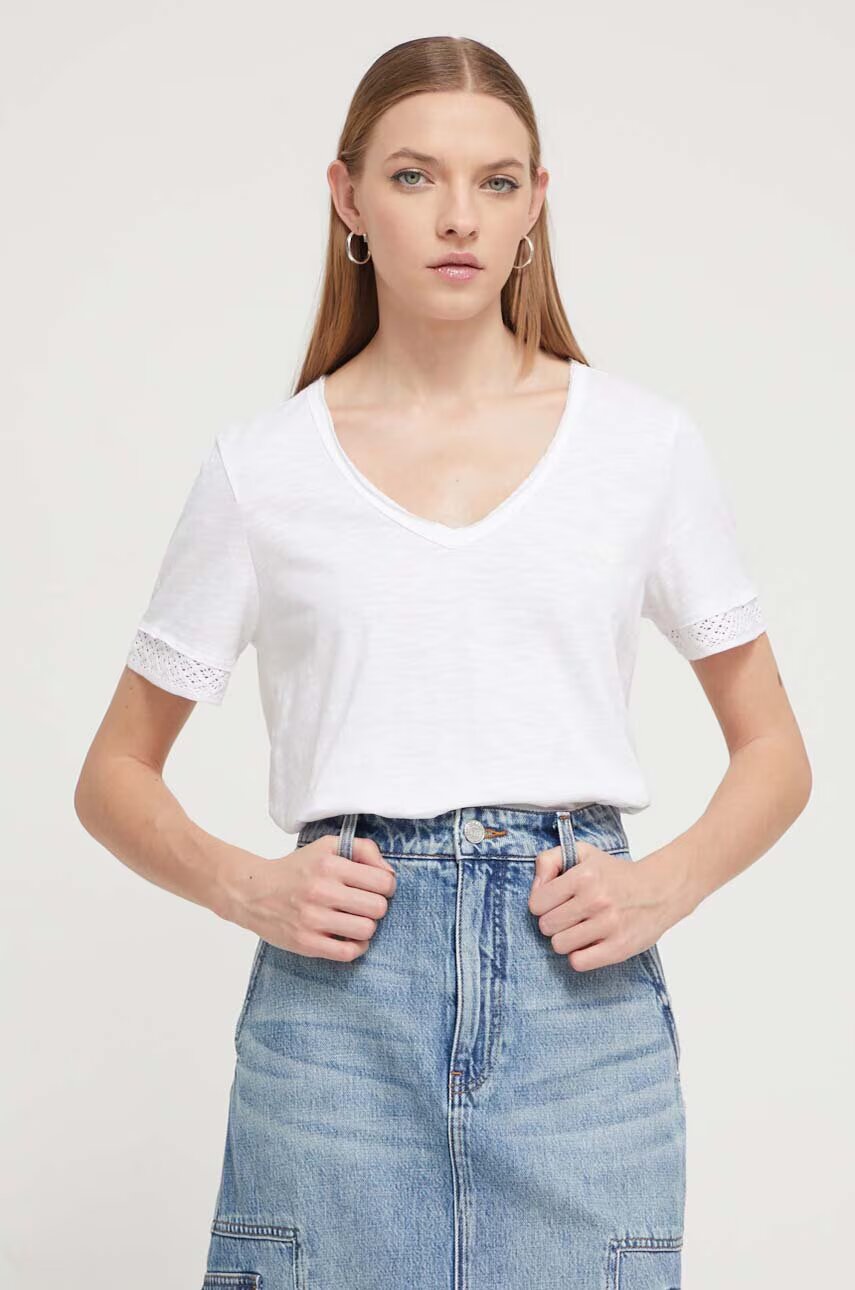 Desigual Памучна тениска DAMASCO