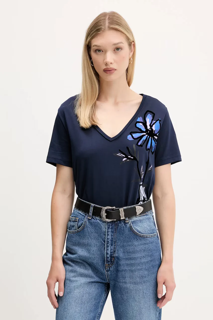Desigual Памучна тениска DUMAS