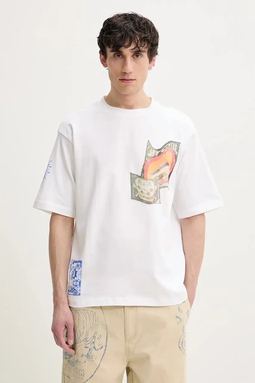 Desigual Памучна тениска KIKO