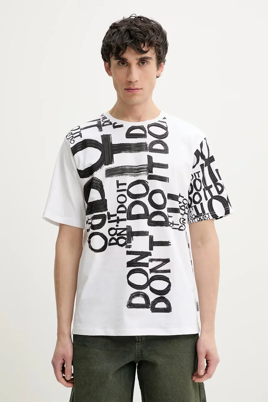 Desigual Памучна тениска LONDON