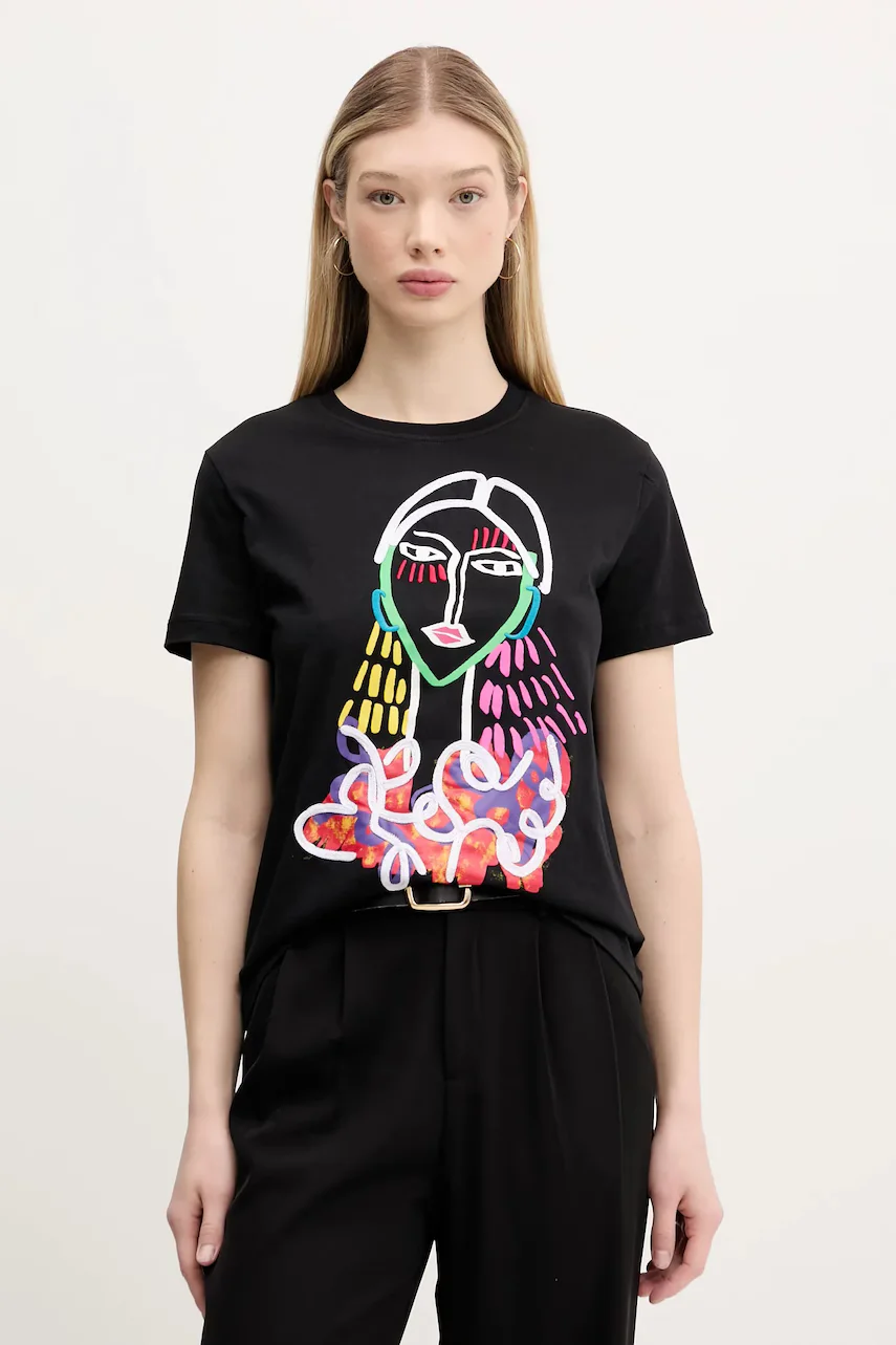 Desigual Памучна тениска MISURI