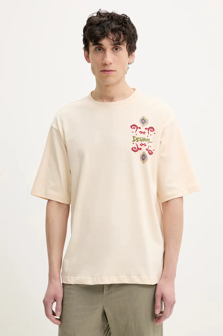 Desigual Памучна тениска WISCONSIN