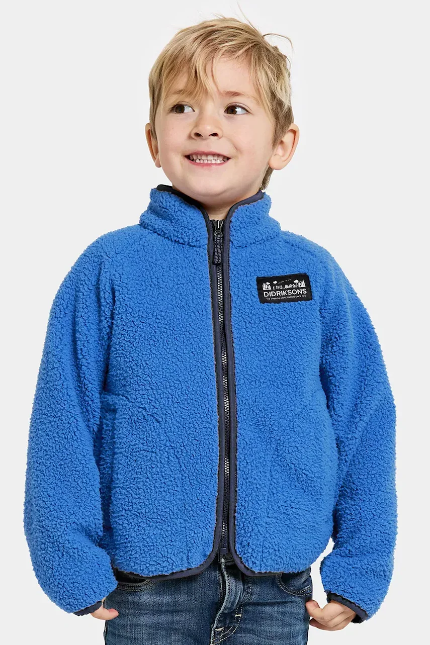 Didriksons Детски поларен суичър GIBBS KIDS FULLZIP